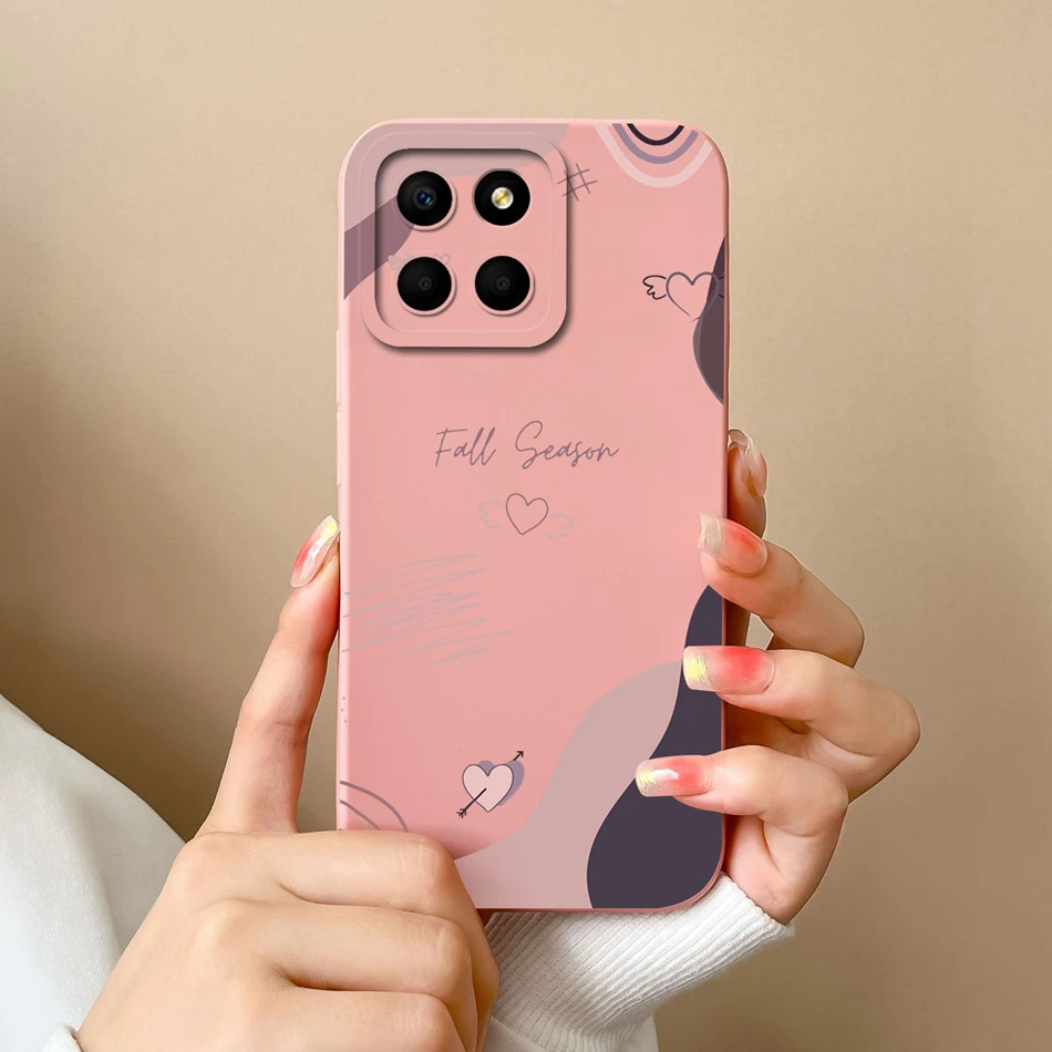 Butterfly Heart Liquid Silicone Phone Case with Camera Protection and Enhanced Durability