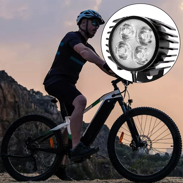 Faro Bici Anteriore Faro Anteriore Per E-Bike 36V/48V Luce LED