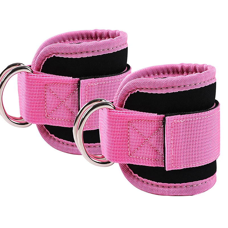 Cable Ankle Straps Double D-Ring Ankle Cuffs Gym Workouts Glutes Legs Strength Training Brace Support Sport Safety Abductors ankle straps,fitness ankle straps