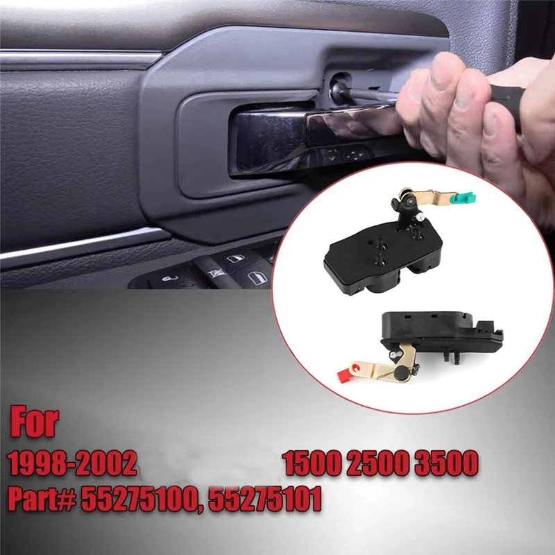 

1 пара L & R задняя дверь Quad Cab Нижняя защелка для Dodge Ram 1500 2500 3500 1998-2002 55275101 55275100