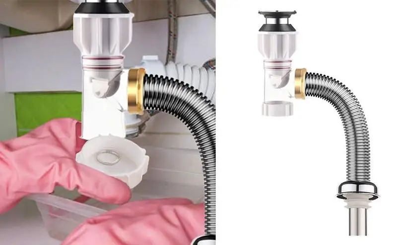 

Выдвижная дренажная труба для кухонной раковины