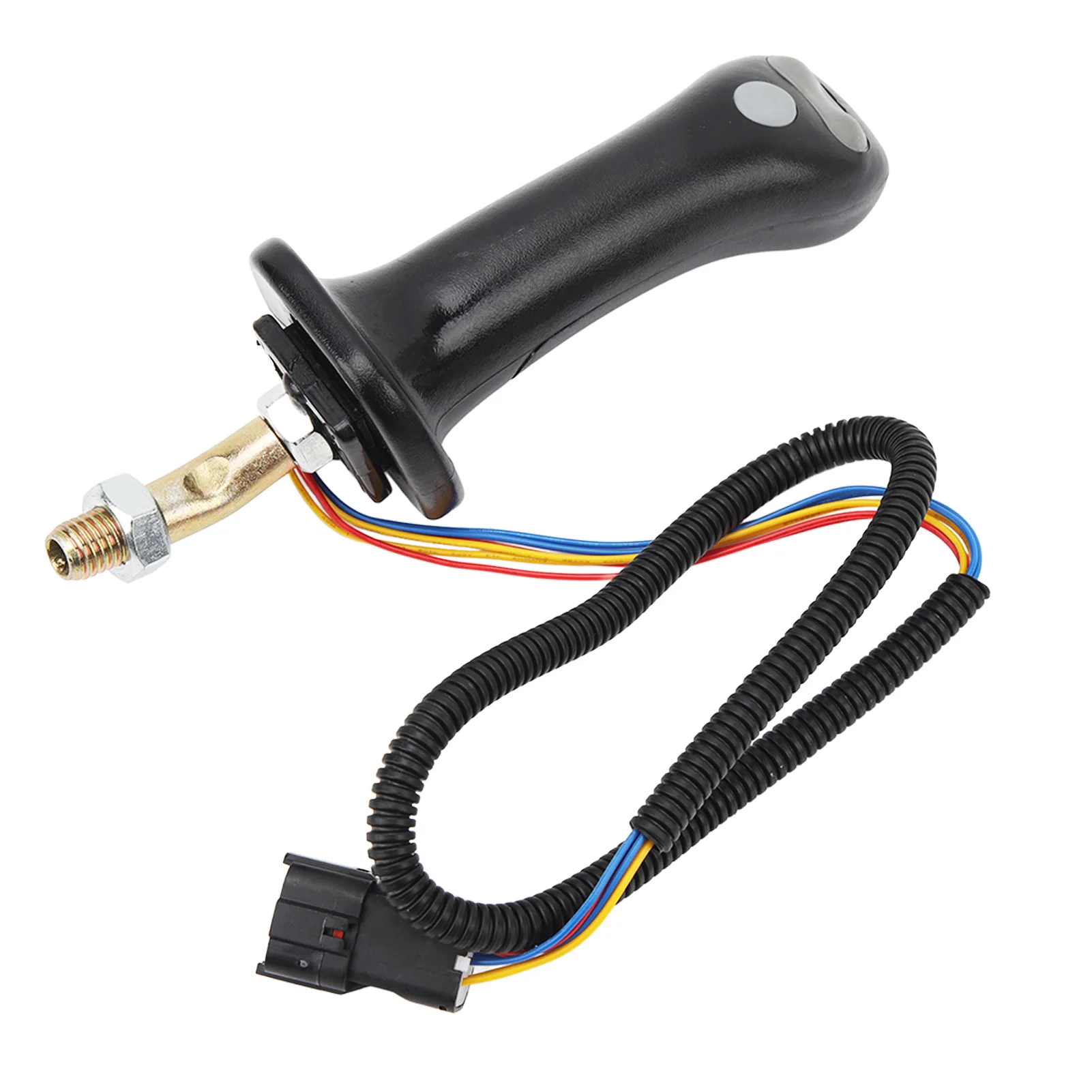 2Pcs 3 Button Excavator Joystick Handles 6 Pin Aluminum Alloy Excavator Joystick Lever for Doosan DH DX150 215 225 300 370‑9C