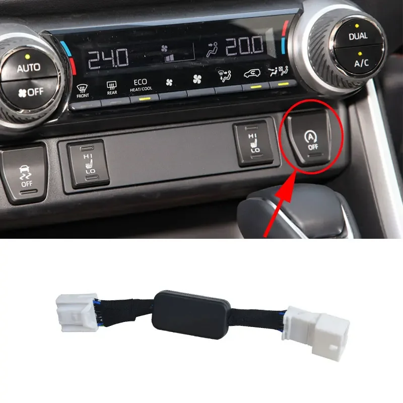 

Car Automatic Stop Start Engine System Off Device Control Sensor Plug Smart Cancel For Toyota RAV4 XA50 2019 2020