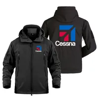 New Men's Outdoor Military Jackets Tactical Shark Skin Flight Cessna Aviation Pilots Aircraft Fleece Warm SoftShell Coats 1