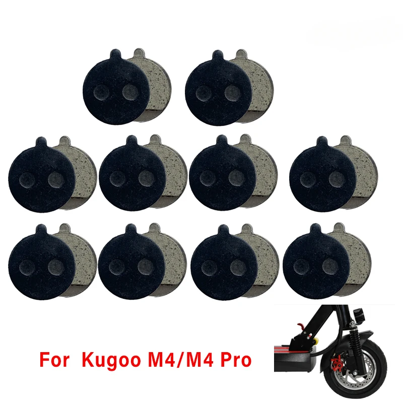 8/10/20Pairs Cycling Organic Resin Disc Brake Pads for KUGOO M4 PRO Electric Scooter Better Heat Repair Dissipation electric scooter brake pads