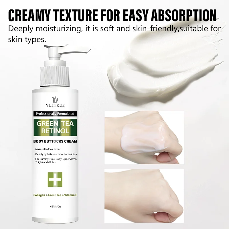 150g Body Buttocks Cream - Natural Butt Lift Technique, Firms and Strengthens Your Curves, Deeply Moisturizes and Moisturizes th