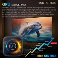 Охлаждающий вентилятор Android 14.0 Медиаплеер VONTAR Allwinner H728 Android 14 TV Box Восьмиядерный процессор Поддержка AV1 8K Видео 4K при 60fps 1000M — изображение 2