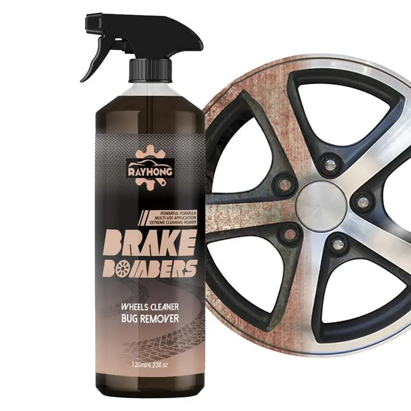 

Wheel Hub Renewal Agent Rust Converter Iron Remover Rust Converter Car Detailing Supplies 120ml Car Rust Removal Spray