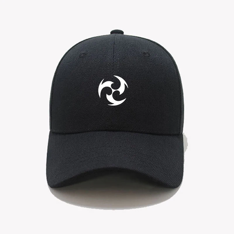 Anime Game Genshin Impact Eye of God Seven Elements Baseball Hat Embroidery Hot Stamping Logo Cotton Casual Hat