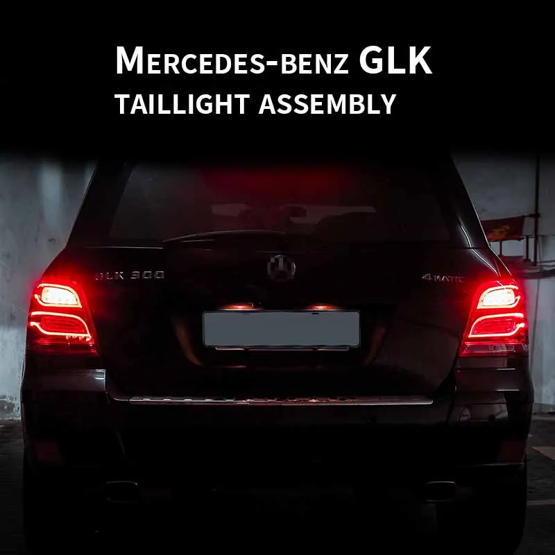 

Подходит для 09-12 Mercedes-Benz GLK, встроенная задняя фара в сборе, GLK260, новый сигнал поворота, стоп-сигнал, лампа тормоза, противотуманная фара