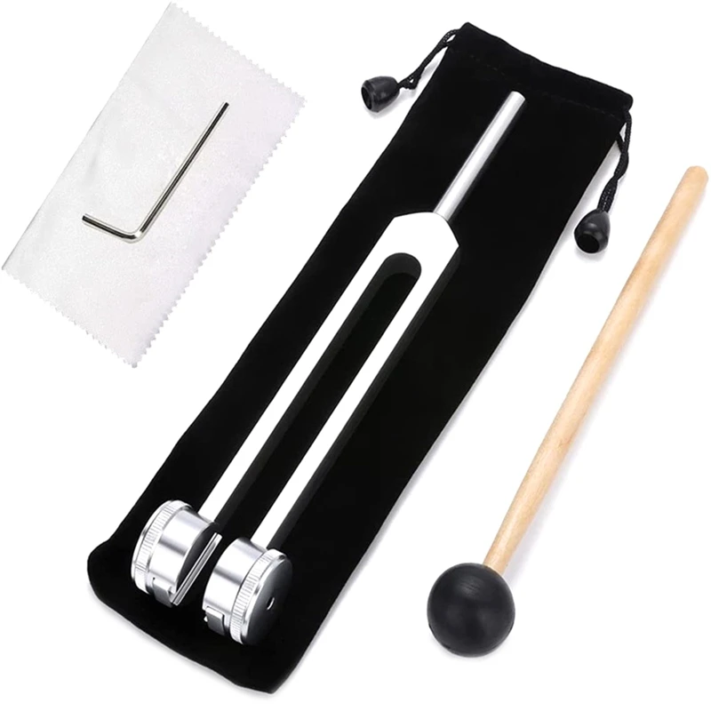 128 Hz Tuning Fork Weighted Bio-Acoustic Acoustic Slider For Therapy tuning fork
