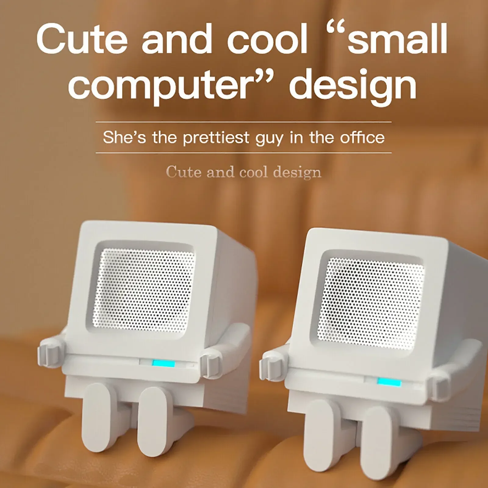 

Wireless Bluetooth Subwoofer 5.0 Robot Toy Creative Speaker Creative Oudoor Speaker TWS Stereo for Birthday Gift Compatible