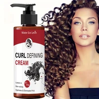 Crème coiffante pour cheveux bouclés - Crème coiffante sans lavage, Vagues bouclées et crépues - Améliore la clarté des cheveux bouclés et hydrate les cheveux contrôlent les frisottis 1
