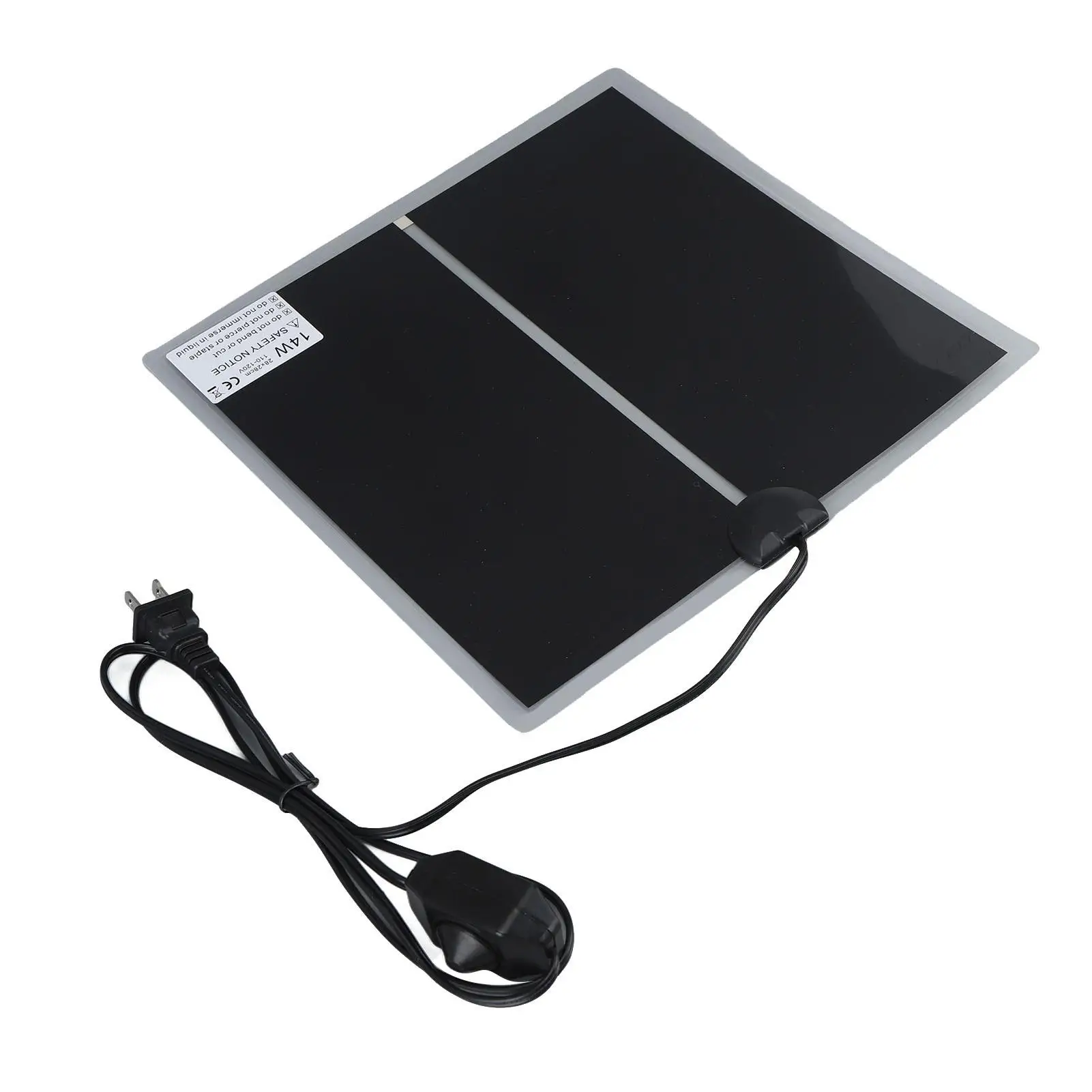 Reptile Terrarium Heat Pad US Plug 110-120V Waterproof Adjustable Temperature - Rapid Heating for home - Reliable Heat Source 4