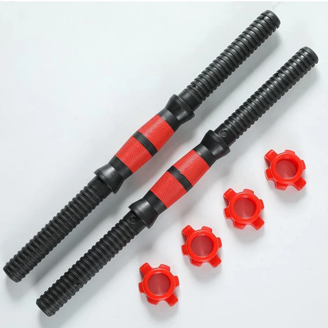 1/2Pcs Stainless Steel Dumbbell Bars Set for Home Gym Extension Barbell Handle Arm Lifting Rod Strength Training Equipment 3
