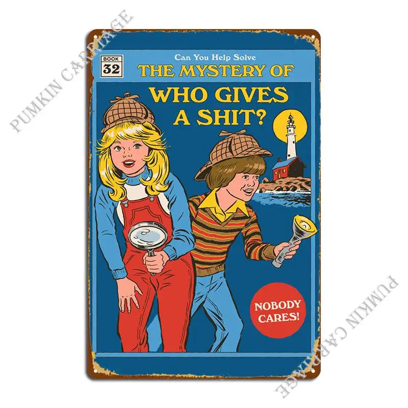 

Who Gives A Shit Metal Plaque Design Bar Cave Personalized Kitchen Tin Sign Poster