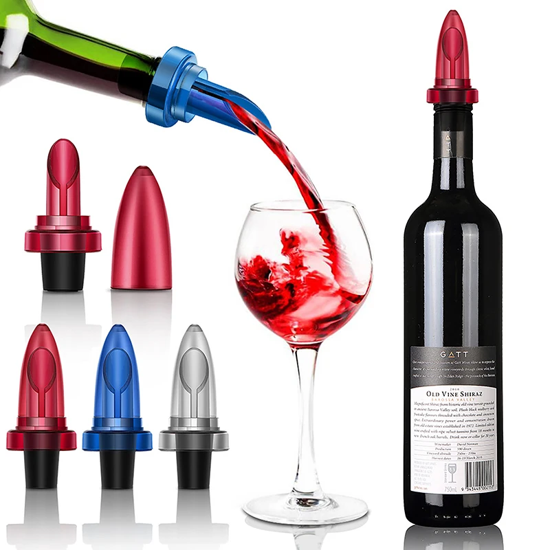 

1Pcs Liquor Spirit Bottle Pourer Bar Wine Cocktail Drinks Olive Oil Pourer Dispenser Spout Pourer Stopper