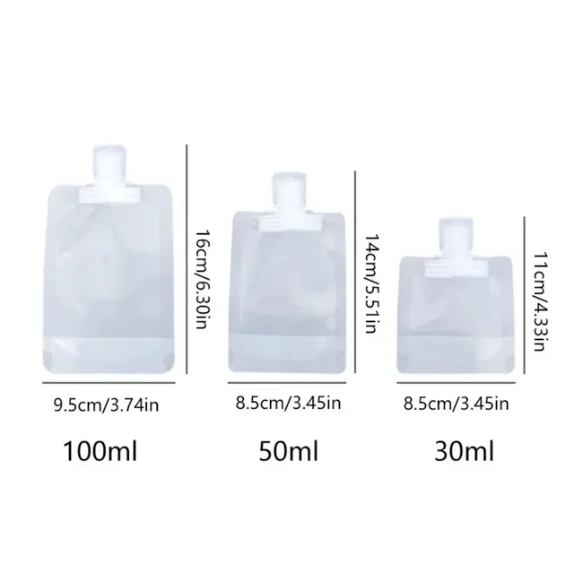 Travel Refillable Toiletry Squeeze Bags 6