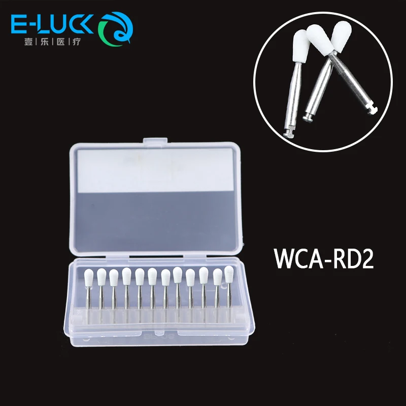 K per lucidatura dei denti per lucidatori da laboratorio dentale da 10 pezzi per lucidatrice flessibile acrilica per protesi diametro gambo 2,35 mm  66