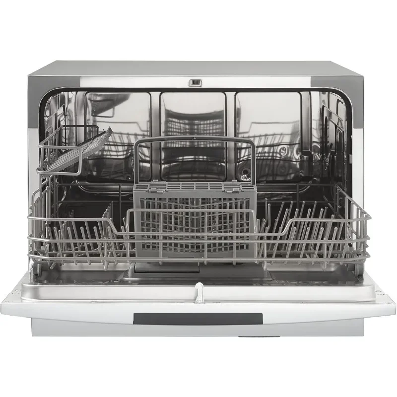Danby DDW631SDB Countertop Dishwasher with 6 place Settings and Silverware Basket, LED Display, Energy Star