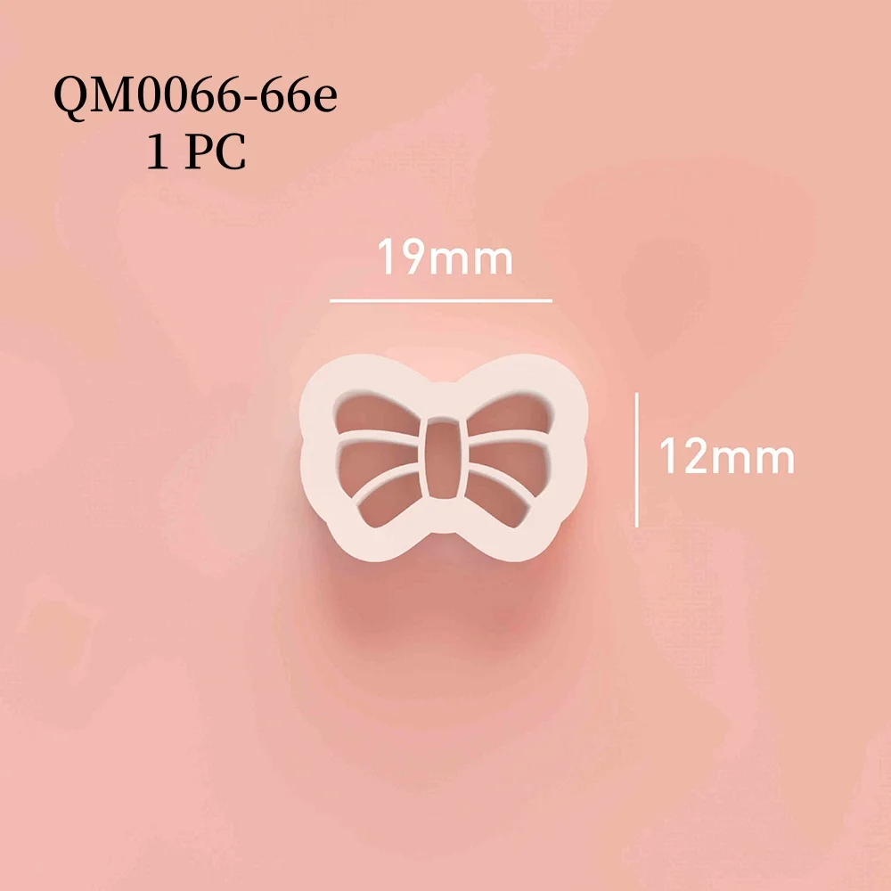 Niedliche Fliege, Herzen, Ohrringe, Tonform, Polymer, Schmuck, Armbänder, Anhänger, Prägeform, Ohrring-Anhänger, weicher Keramikschneider – Detail 6