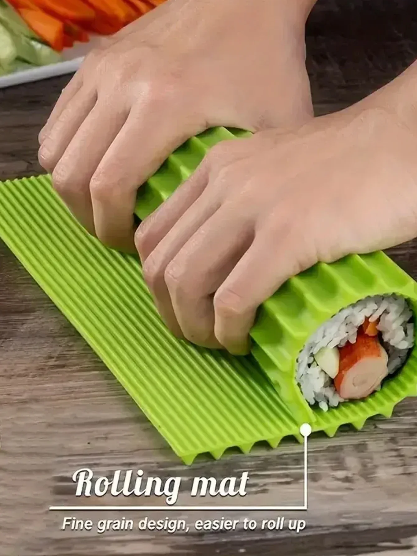 주방 소형 도구 1개 초밥 만들기 도구 초밥 롤 매트 김밥 김밥 제조기 DIY 홈 스시 레스토랑 파티용