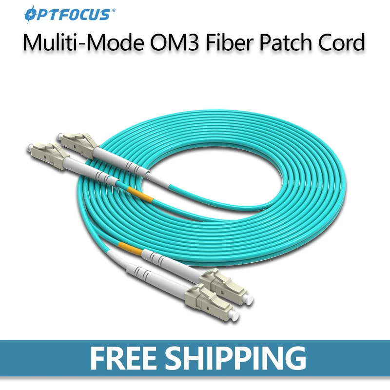 Optfosus-cabo de Fibra Óptica Multi-modo Multi-modo Dual 1m 3m 5m 10m 30m lc Upc Apc