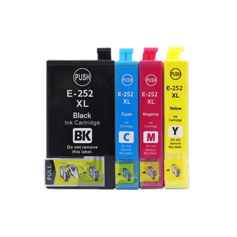 Cartucho de Tinta Compatível para Epson Workforce T252xl E252xl 252 xl Wf3620 3640 7110 7210 7610 7620 7710 7720 - Imagem 2