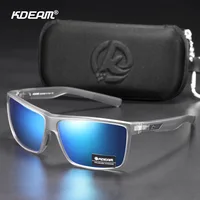 2025 KDEAM Brand Scratch Resistance Sunglasses for Men Polarized  UV400 Protection Sun Glasses Integral Spring Hinges