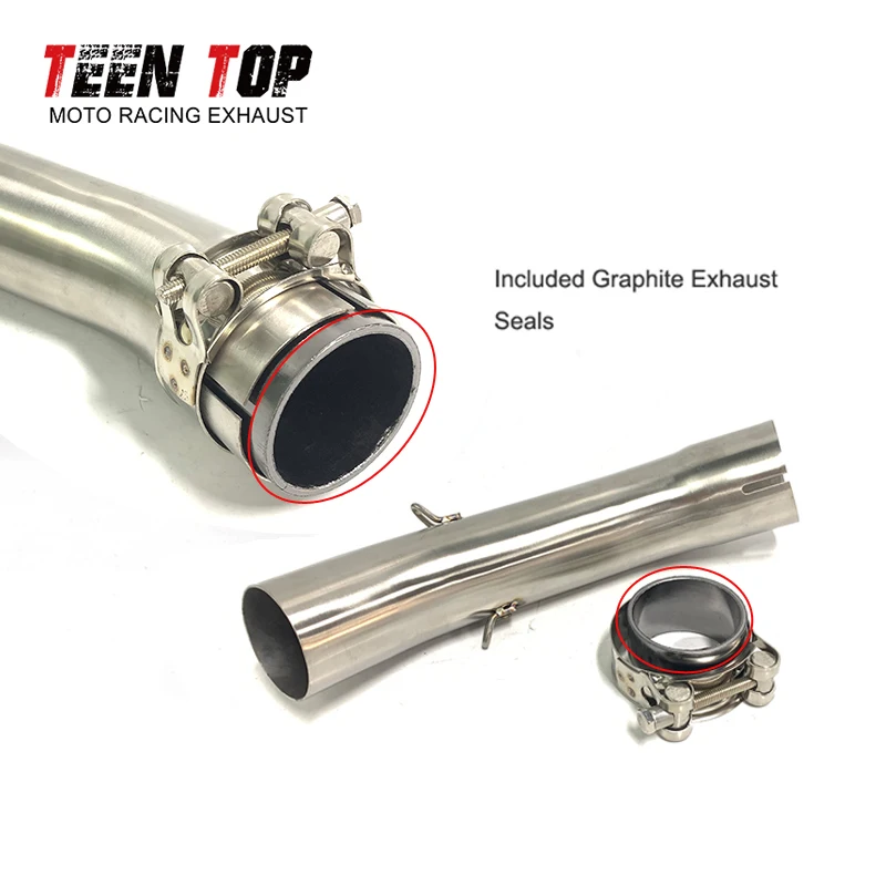 Motorcycle Exhaust Middle Pipe For KTM 390 adventure Duke 250 390 ADV 2020-2022 Escape Moto Modified Motobike Link Connect Tube - Image 2