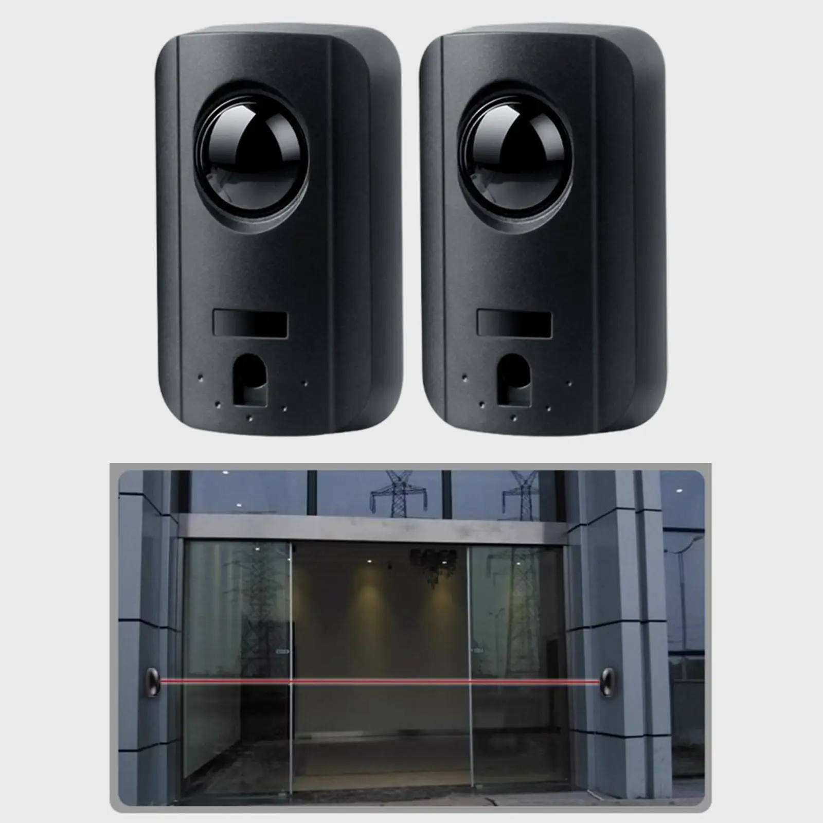 자동문 감지 키트 보안 경보 시스템을 위한 소형 간단한 설치 상업용 차고 문 출입문 슬라이딩 도어