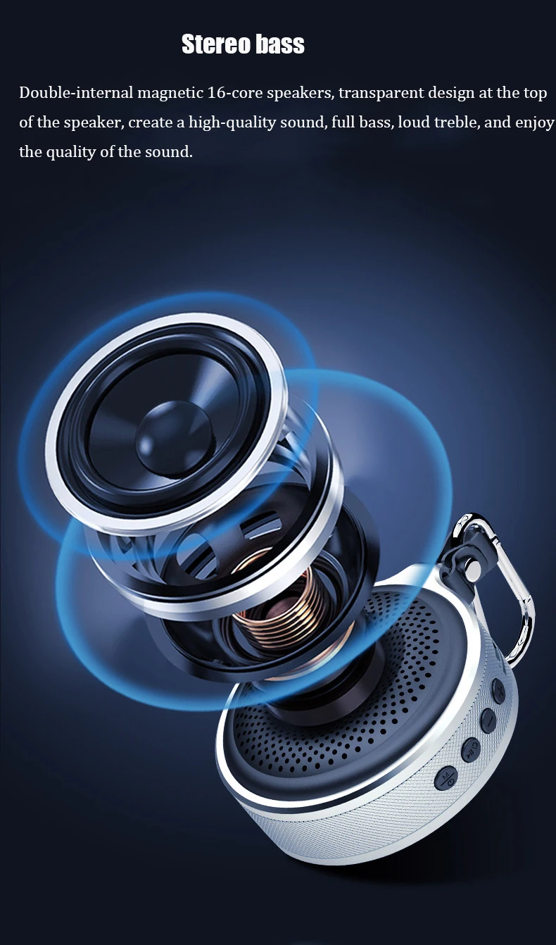 Mini-Bluetooth-Lautsprecher Outdoor-Hifi-Subwoofer Tragbare Freis Prec Heinrich Tung Musik Sound Box Tf-Karte Mp3-Player Computer Lautsprecher S1C7C0Bbc69E84955A3184839E58B0112E