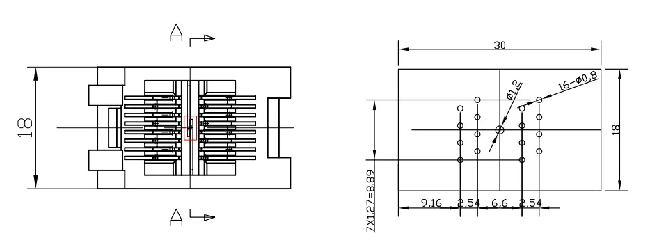 SOP16 IC ׽Ʈ    1.27mm ġ Ű ũ 3.9mm,   