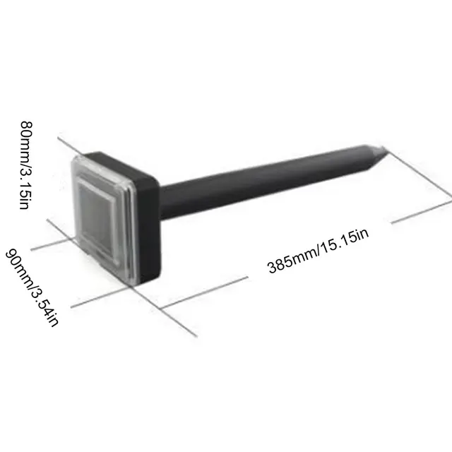 Napenergia Móli Patkányriasztó Ultrahangos Rieller Denevér Kerti Kártevők Elrettentő Kültéri Kártevői Egér Csapda Eszköz - Image 6