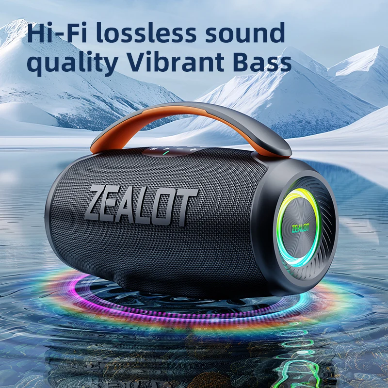 zealot P11 50W Portable Bluetooth Speaker with IPX6