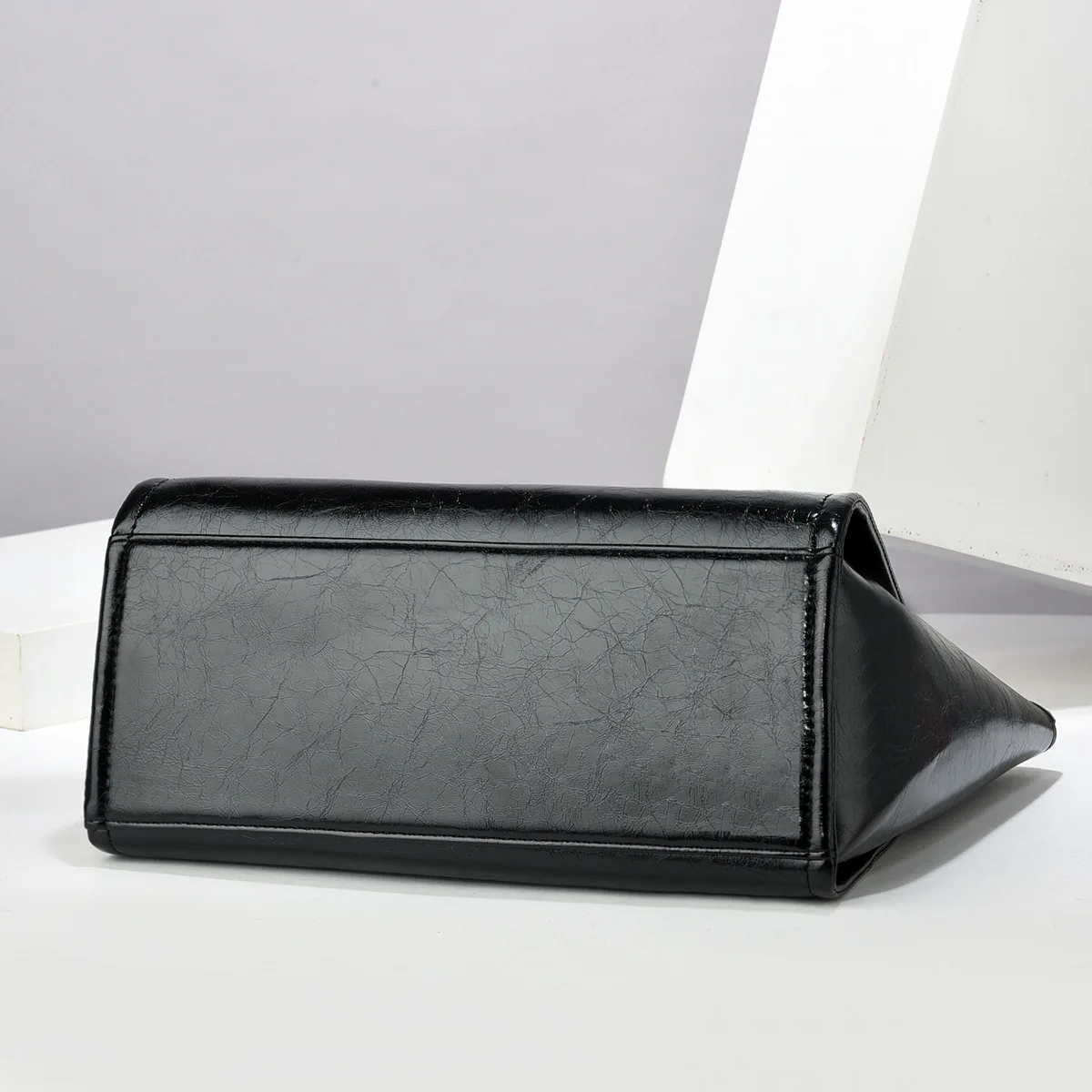 Neue große Schultertasche für Damen, vegane PU-Ledertasche, Handtaschen – Detail 6