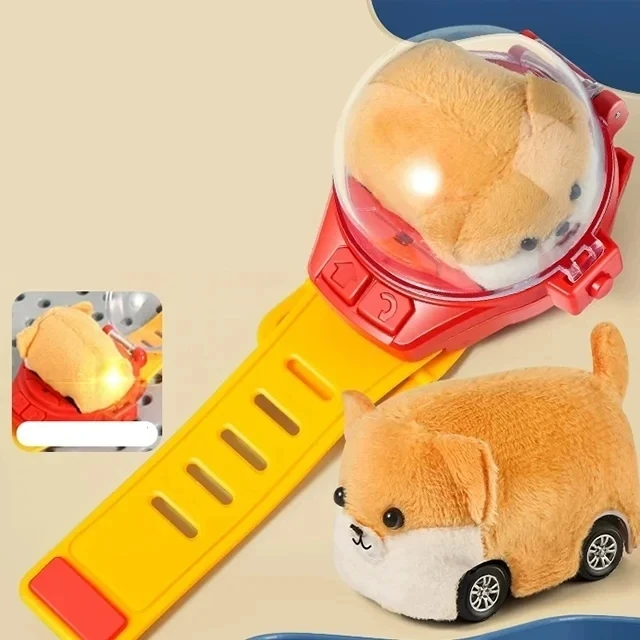 Kids' RC Car Toy Watch with LED Lights - Fun Racing Gift