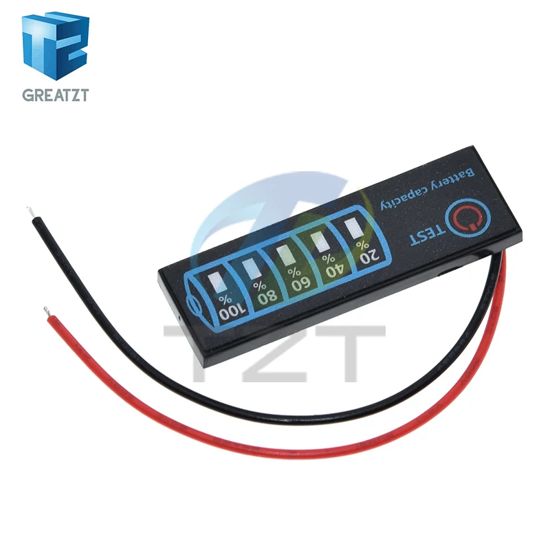 Indicatore del livello della batteria Batteria al litio ternaria serie 3 Tester per display della capacità della batteria al litio ferro fosfato al piombo - immagine 5