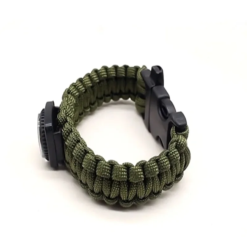 Braccialetti impermeabili di Paracord dell'attrezzatura di emergenza di escursio