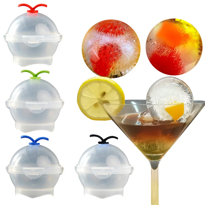 

Large Ice Mould Ice Ball Maker Ice Box For Ice Shape Cocktail Use Sphere Round Ball DIY Home Bar Party Ice Cube Tray Maker Tools