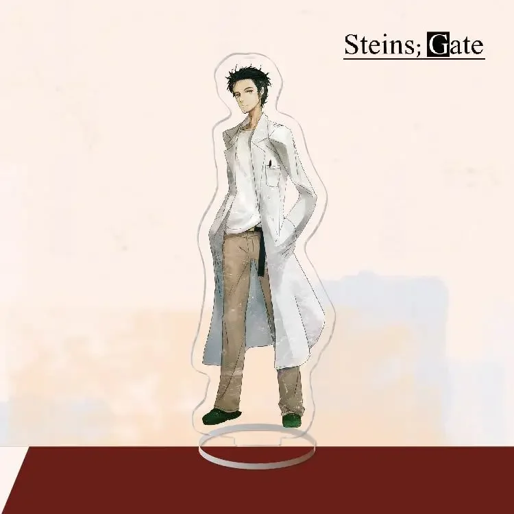 Steins Gate Acrylic Stand Makise Kurisu Okabe Rintaro Stege