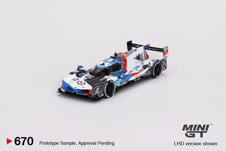 

Металлическая модель для детей, модель автомобиля BMW M Hybrid V8 GTP #24 BMW M, 1:64