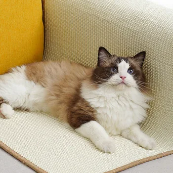Cat Scratcher Sisal Mat Cat Scratching Post Cats Scratch for Sharpen Nails Scraper Cats Tree Tower Cat Toys Furniture Protector 3
