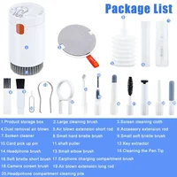20-in-1 Cleaner Kit Earphones Cleaning Pen Screen Cleaning Tools Computer Keyboard Brush Keycap Puller Multifunctional Brush Kit 2