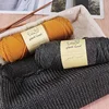 1Pc 100g 50% Wool Yarn hand knitting 50% acrylic Crochet Yarn  Knit sweater Cardigan Blanket line hat shawl thread 115m 4527inch 2