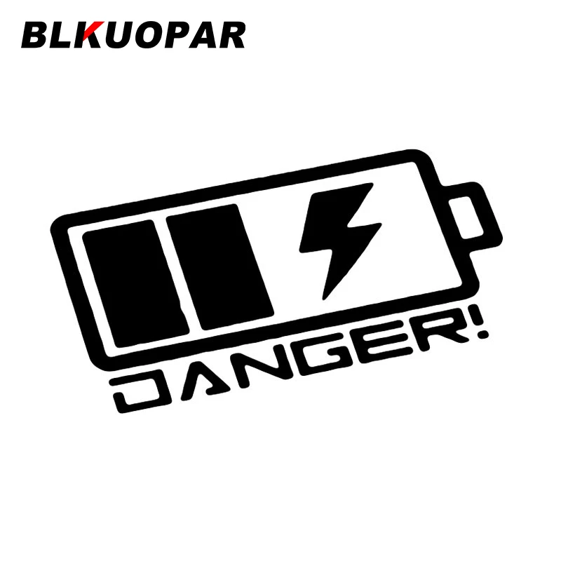 

BLKUOPAR Charge Battery Power Pattern Car Stickers Creative Scratch Proof Decal Personality Motorcycle Windows Vinyl Car Wrap