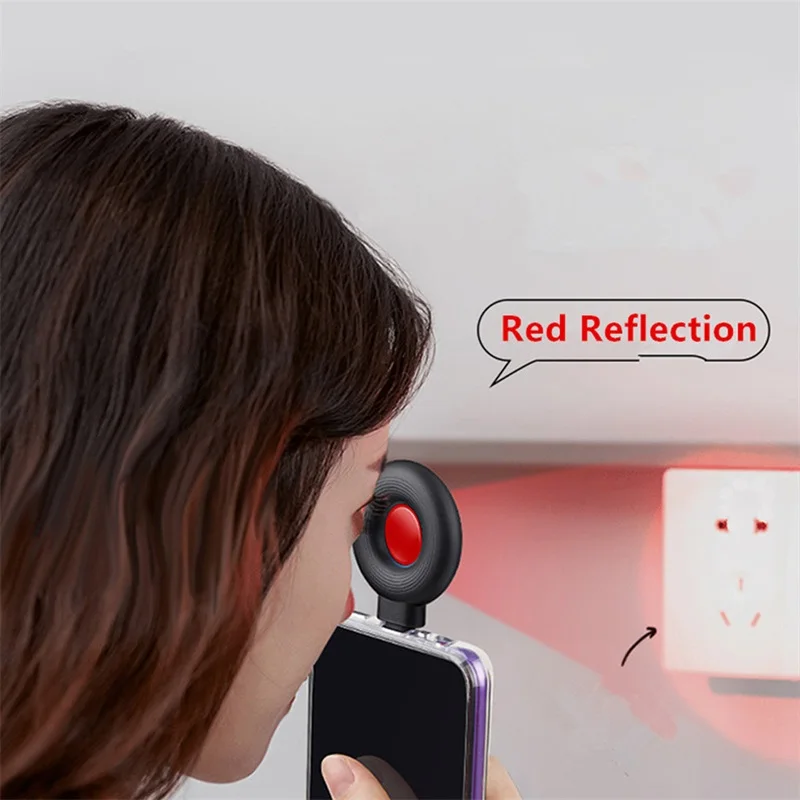 Portable Anti-Spy Camera Infrared Detector Handheld Anti-peeping detector Spy Finder for Screening Pinhole Spy Cameras For phone