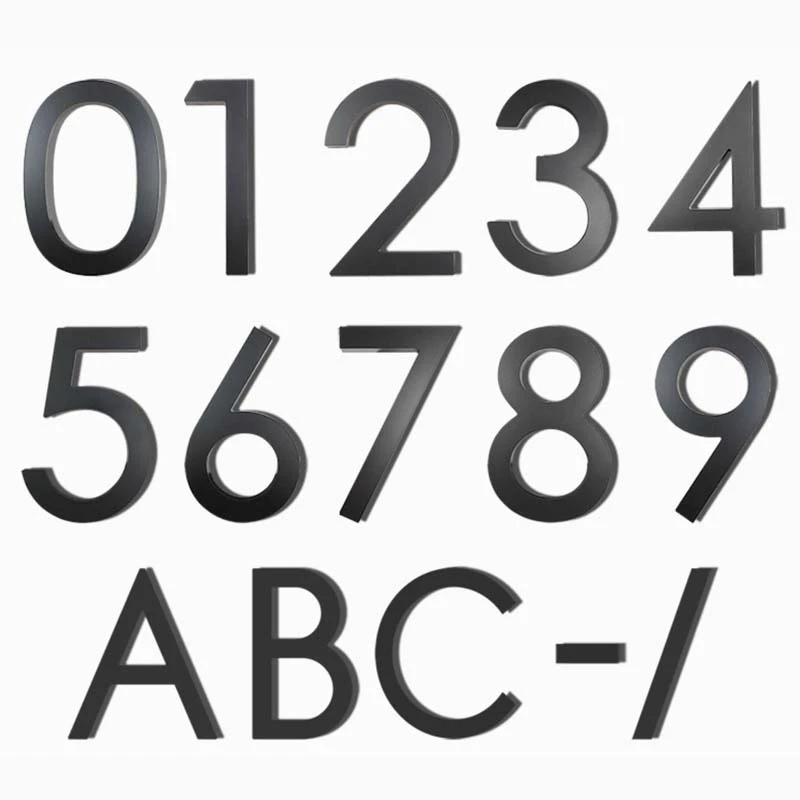 Fuwell 3d Threedimensional Floating Doorplate Hotel Villa Personalized