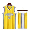 Kids Basketball Uniforms Custom 100% Polyester Mesh Throwback Breathable Basketball Jersey Boys Quick Dry Basketball Shirts 2302 2