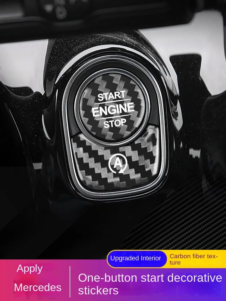 Для Mercedes Benz new A-Class A200L один щелчок старт декоративная наклейка A180L внутренняя защита кнопки из углеродного волокна Для Mercedes Benz new A-Class A200L один щелчок старт декоративная наклейка A180L внутренняя защита кнопки из углеродного волокна